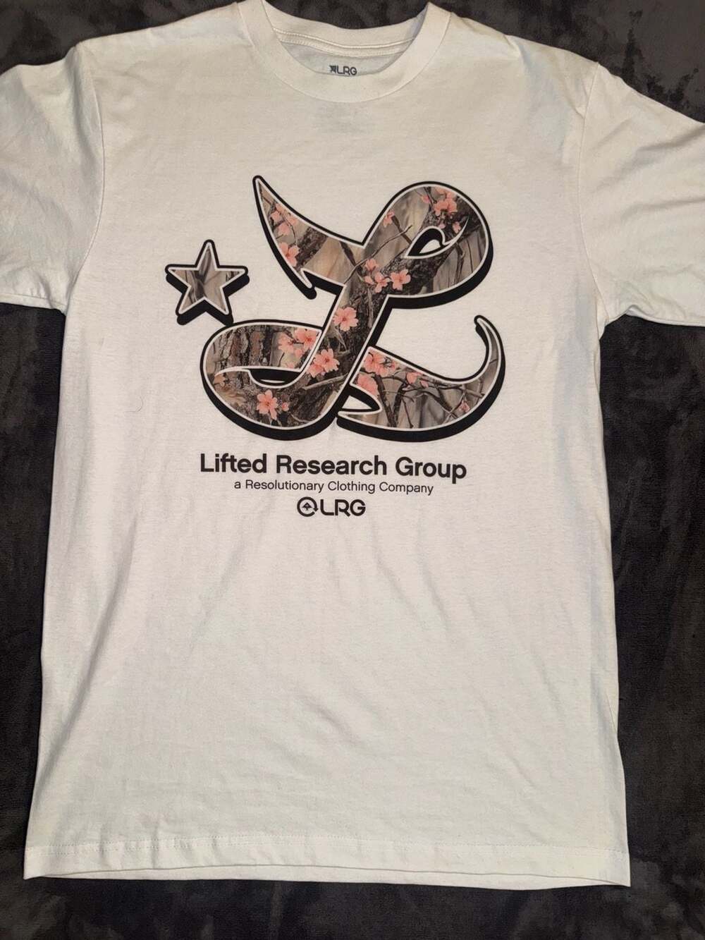 LRG Research Collage SS Tee White